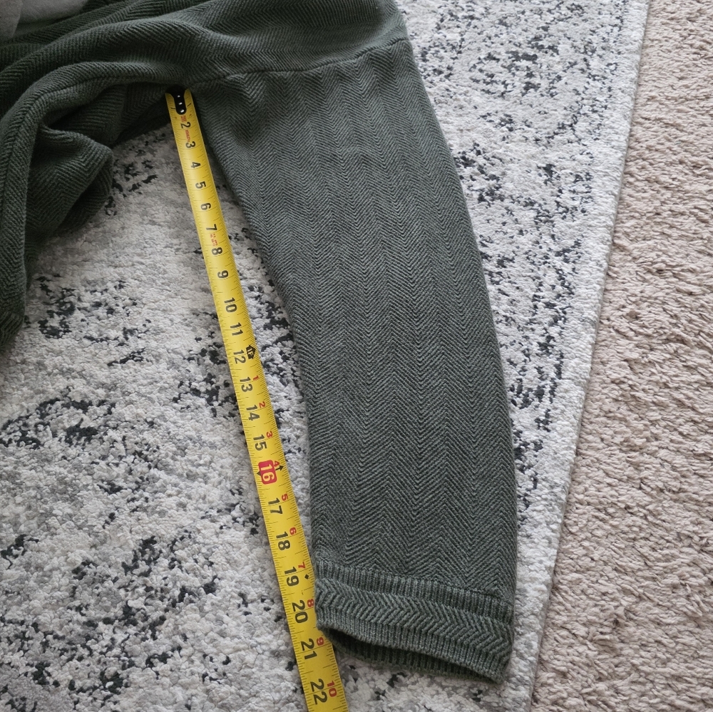 Vintage Chaps Ralph Lauren Hand Framed Knit Crewneck Sweater Mens XXL Green - Picture 7 of 8